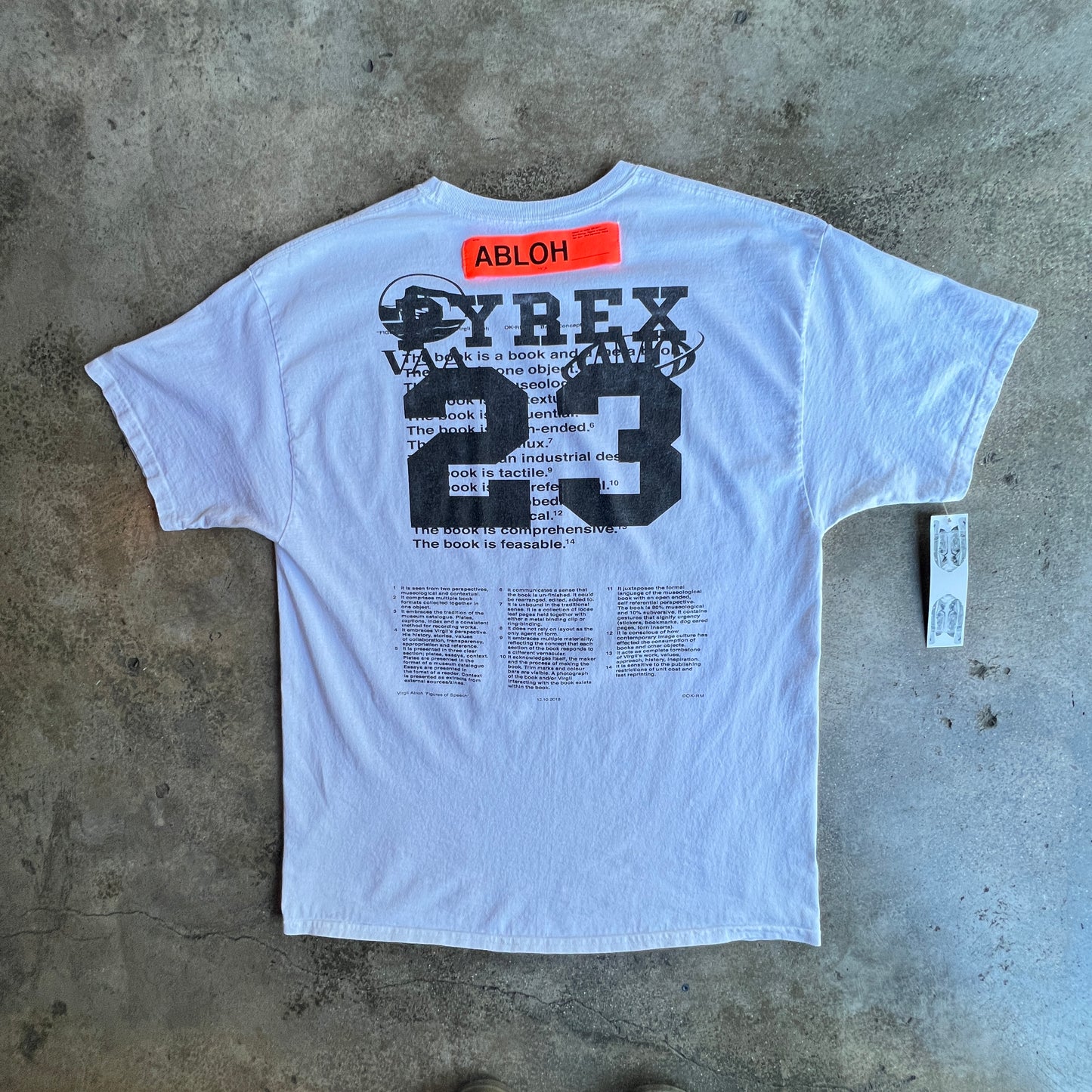 MCA Figures of speech Virgil Abloh Shirt