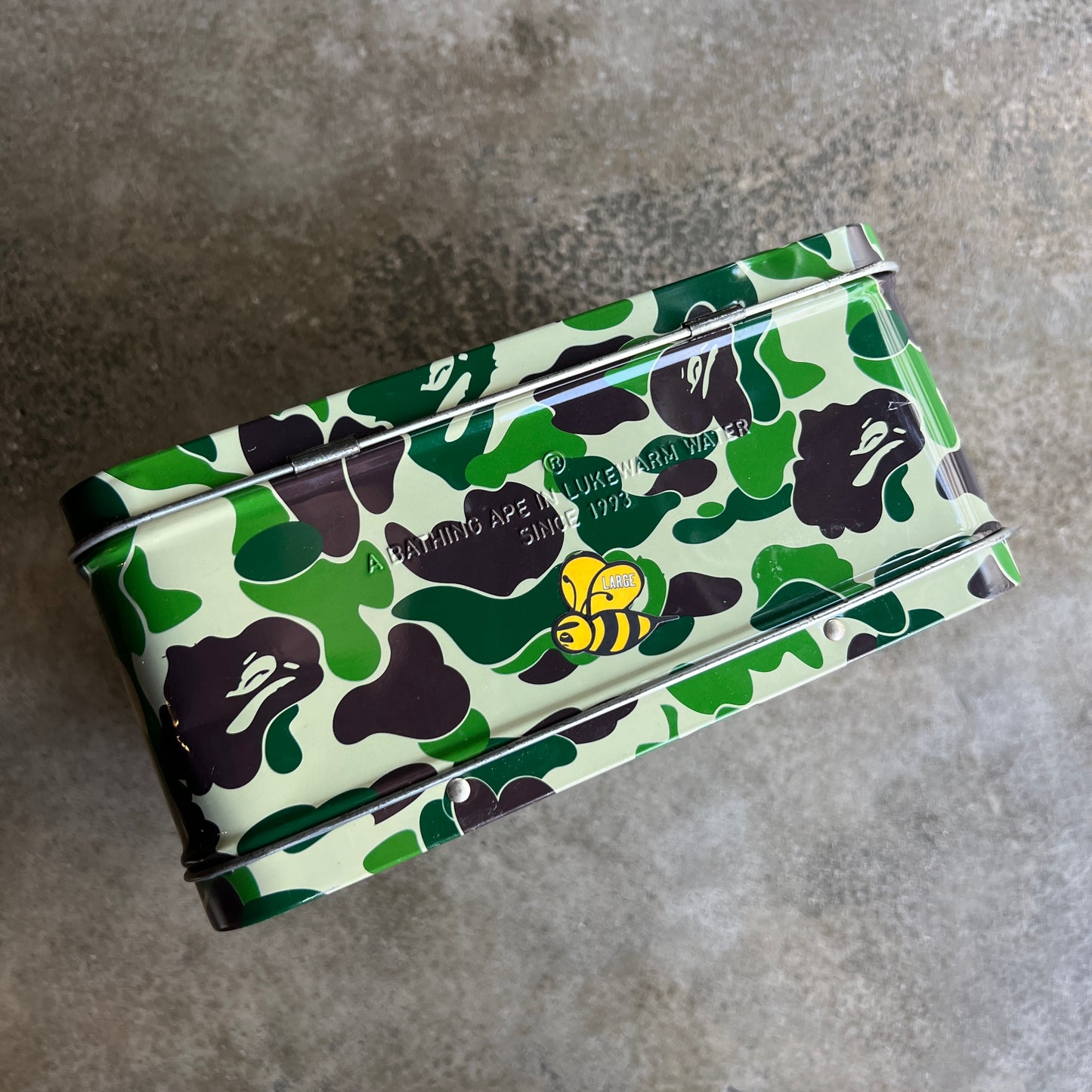 Vtg Lunch Camo Box