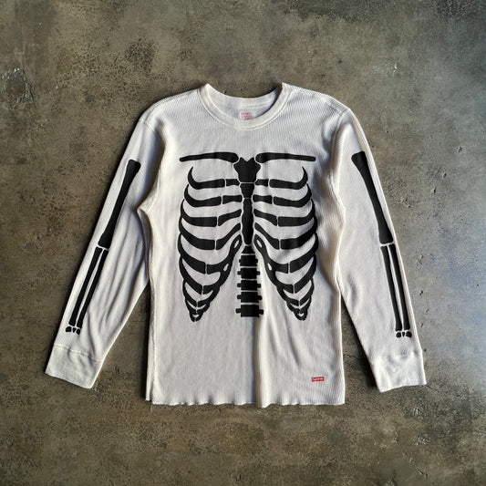Supreme Skeleton Waffle shirt