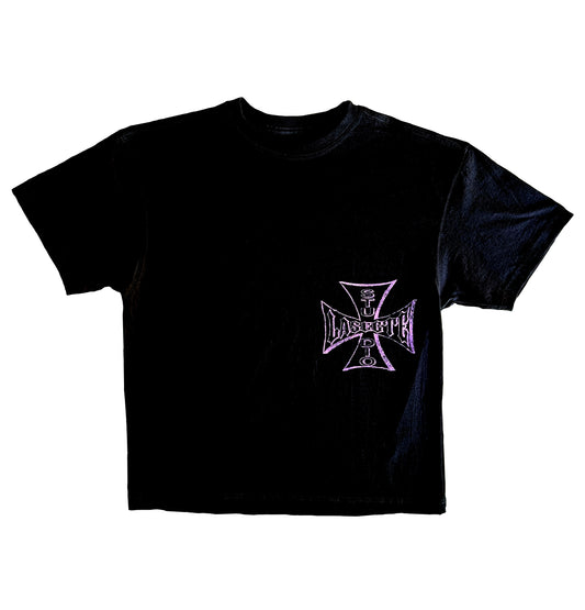 Pink Iron Cross Tee