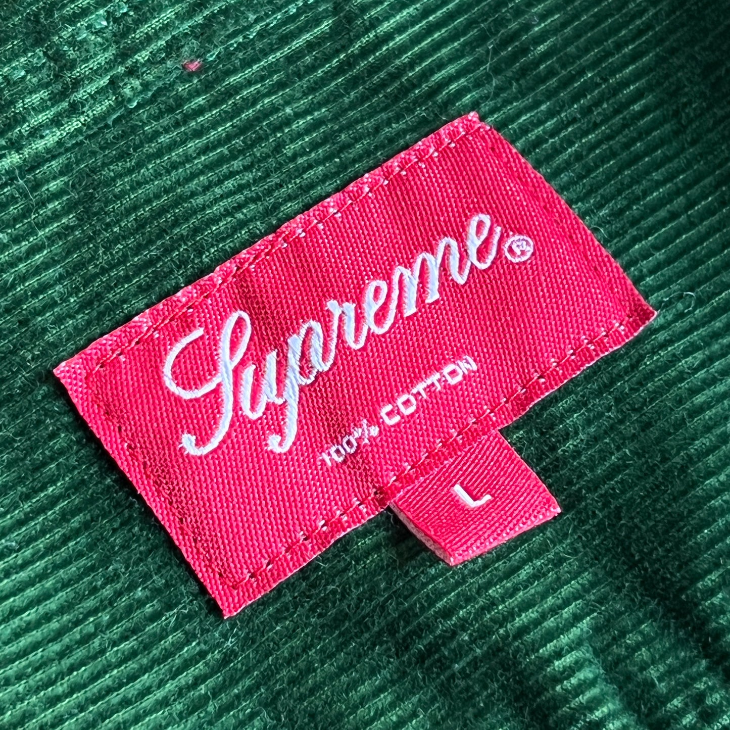 Green Corduroy Overshirt