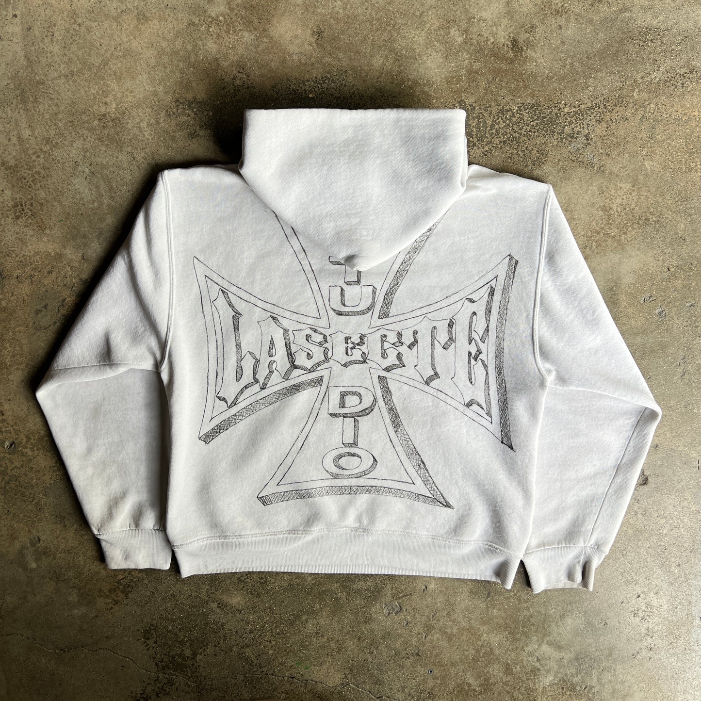 Iron Cross Ink Drawing Hoodie