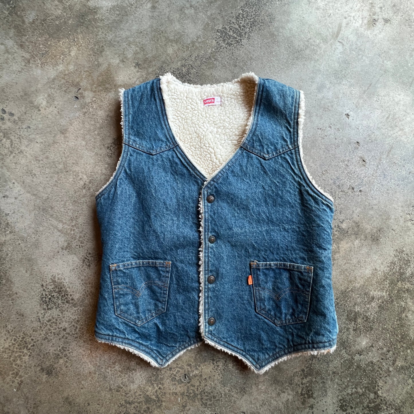 Orange Tab Levi’s Sherpa Vest