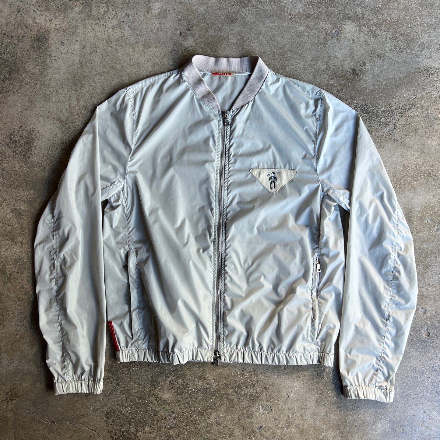Leather Patch Bomber Jacket