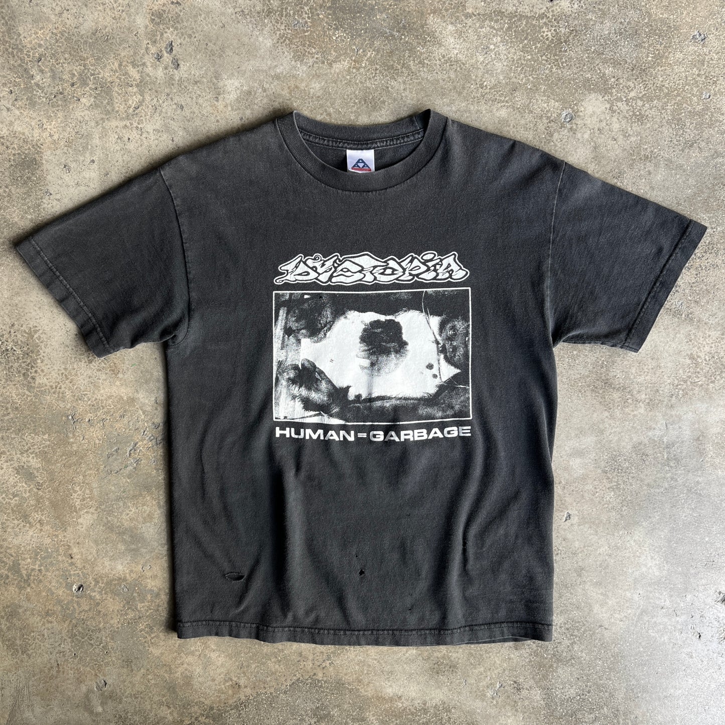 Rare Dystopia Human=Garbage Tee