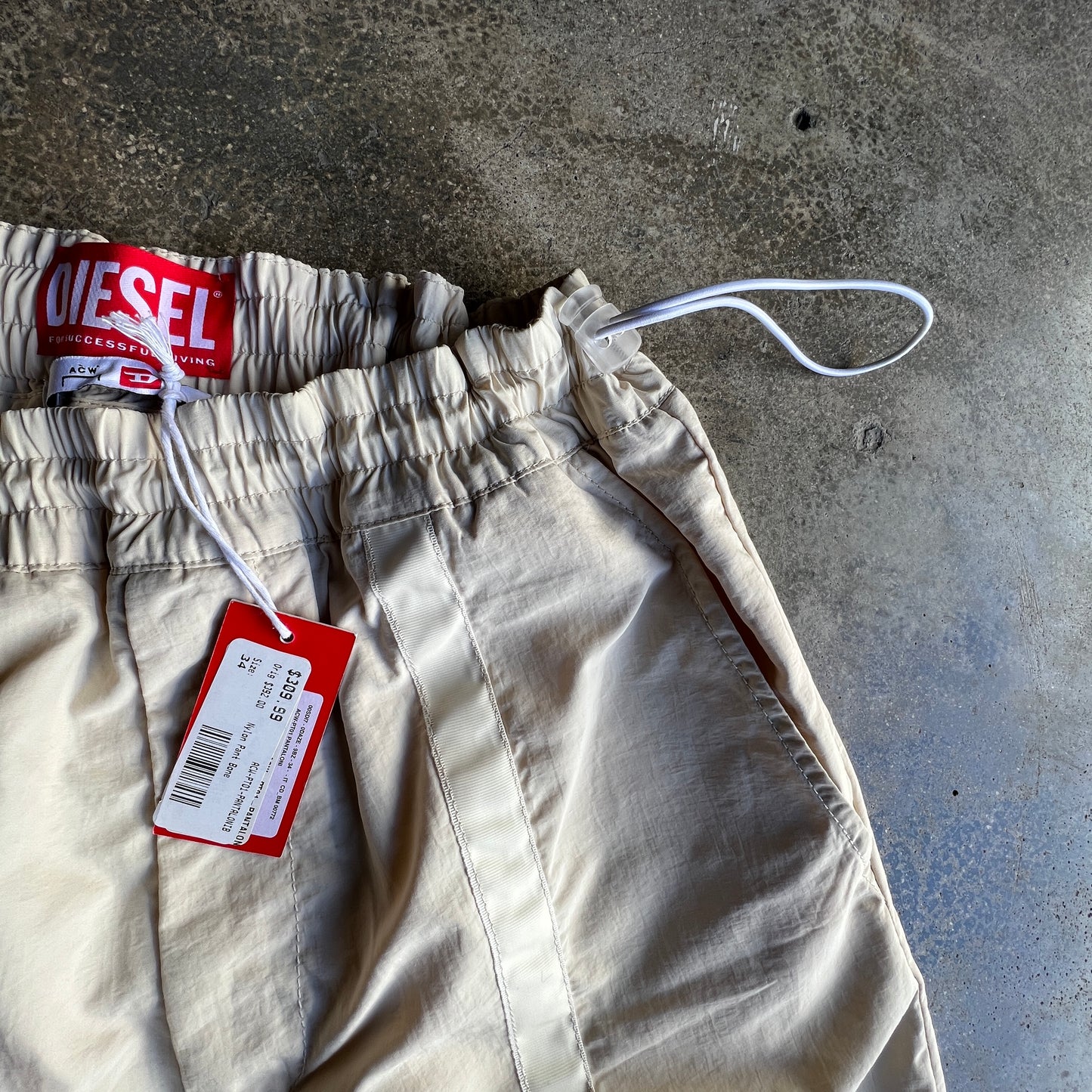 ACW x Diesel Parachute Pants made in italy ((NWT))