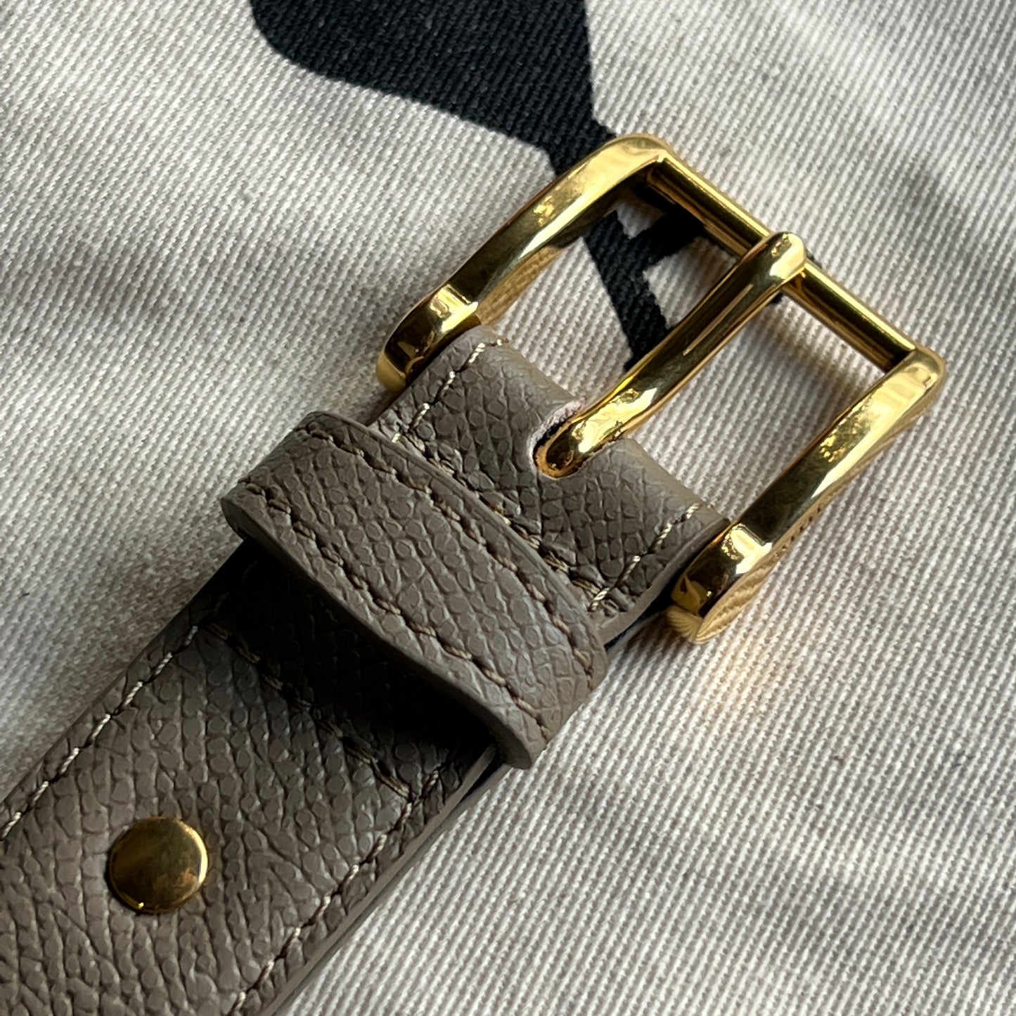Ami Paris Leather Belt