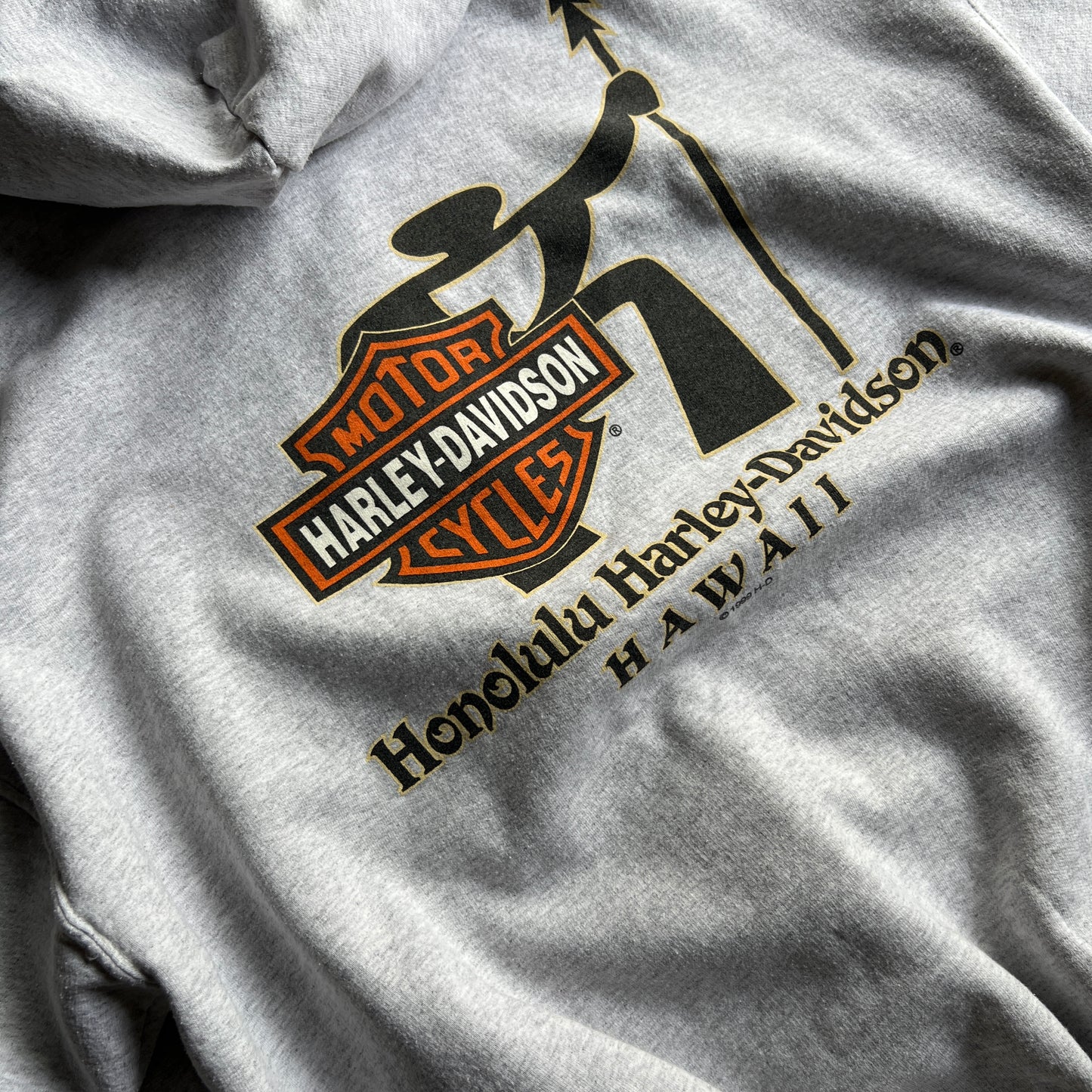 1999 Harley Davidson Zip Hoodie