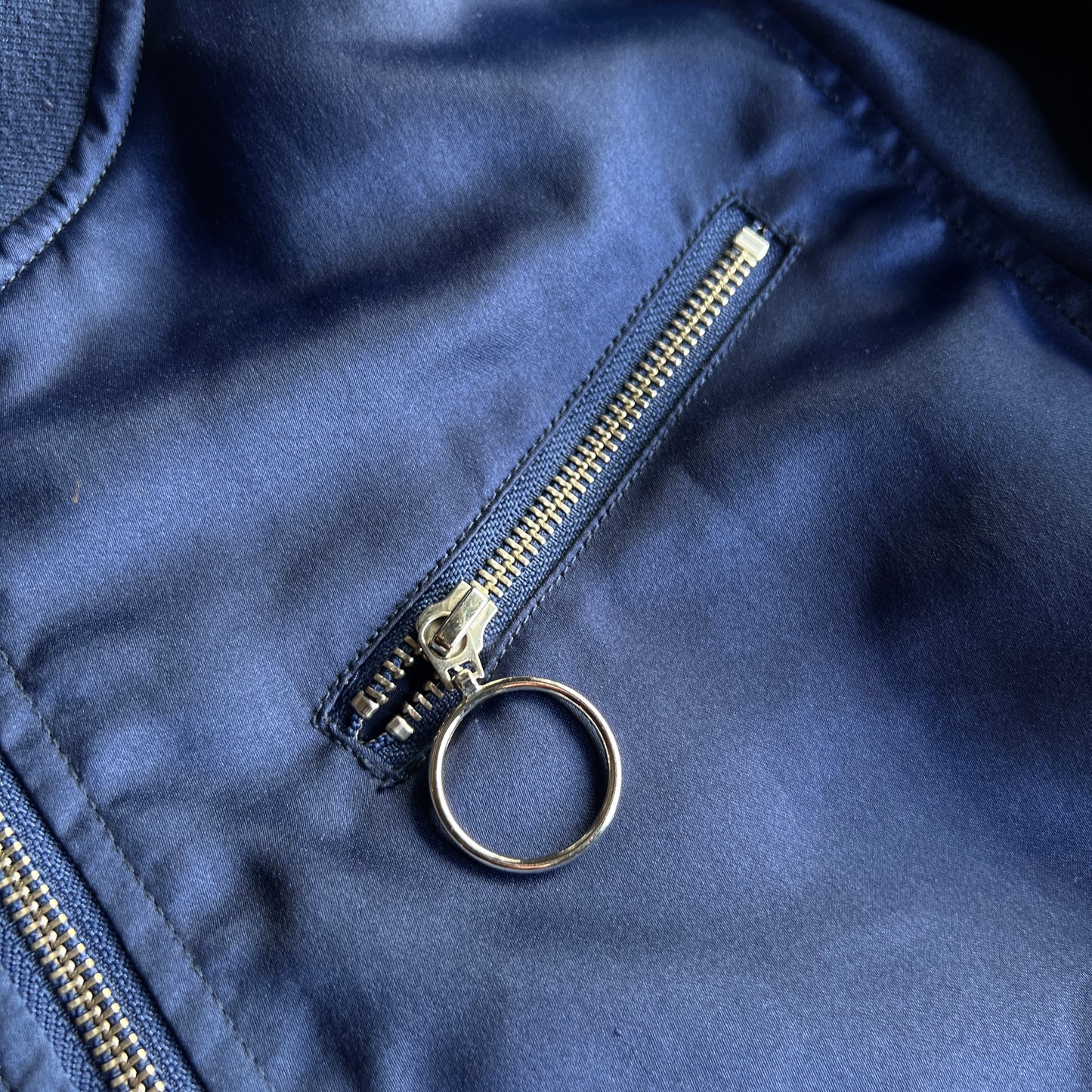 Satin Bomber Jacket