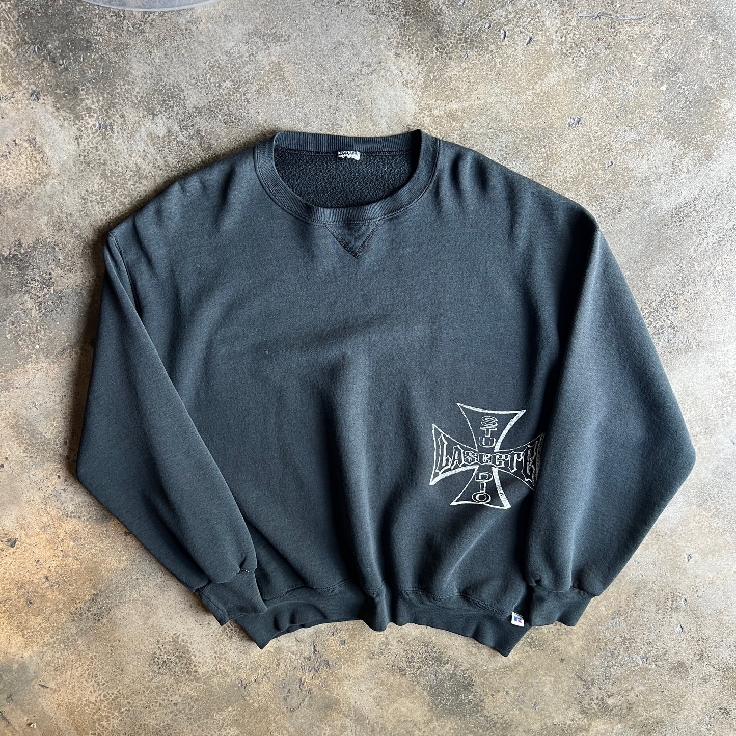 Iron Cross Faded Crewneck