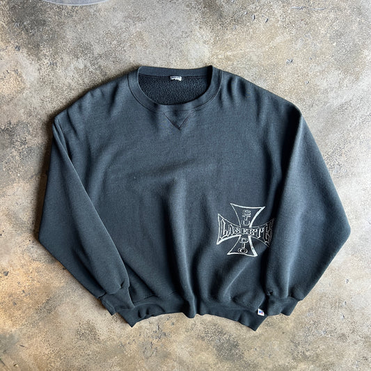 Iron Cross Faded Crewneck