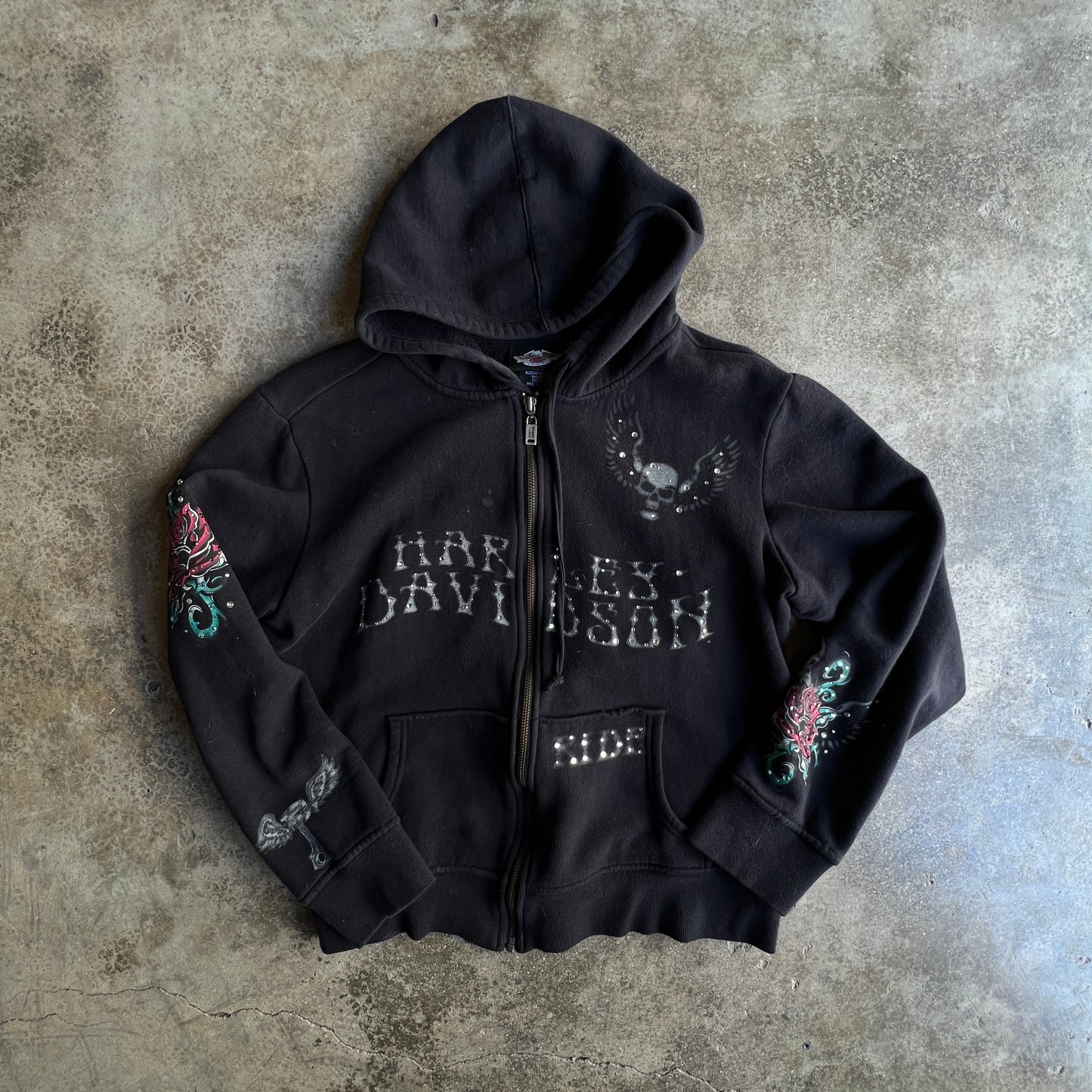 Harley Davidson Zip Hoodie