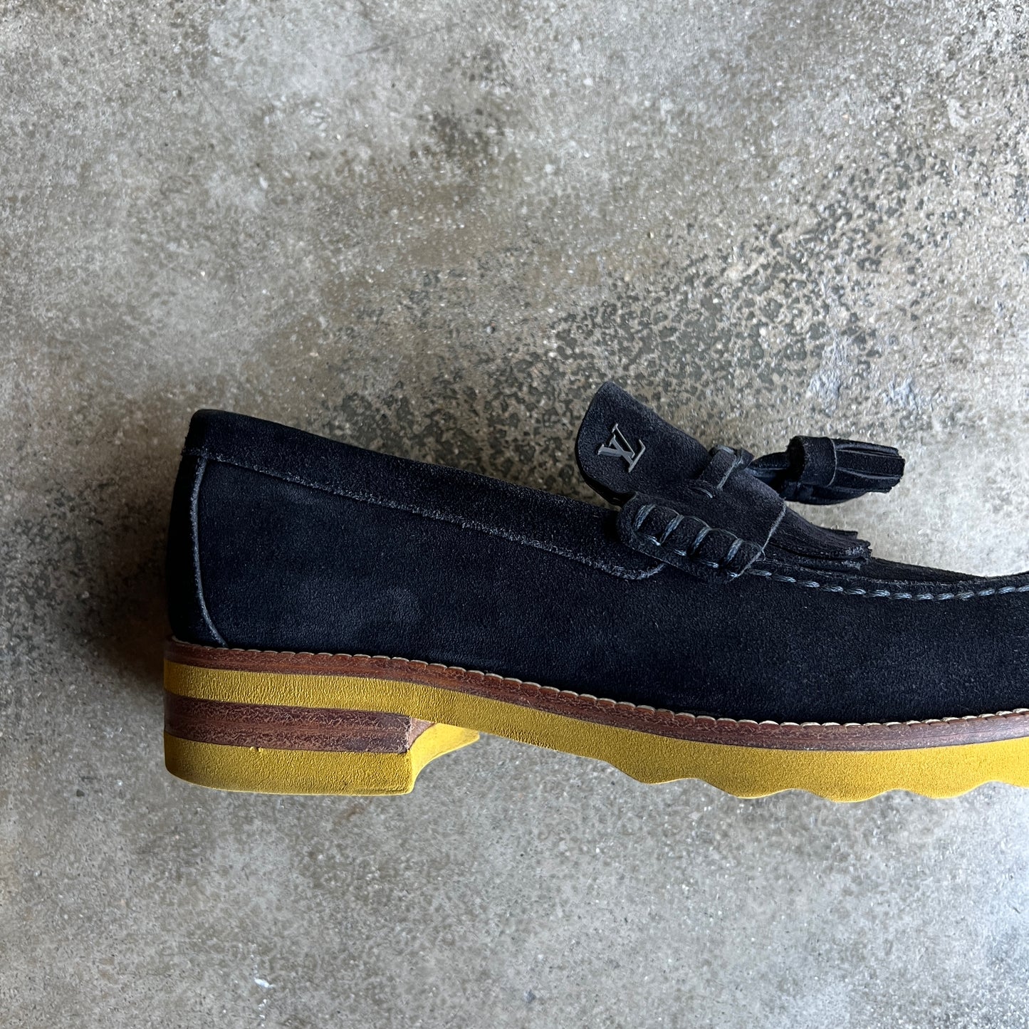 Suede Tassel Loafers