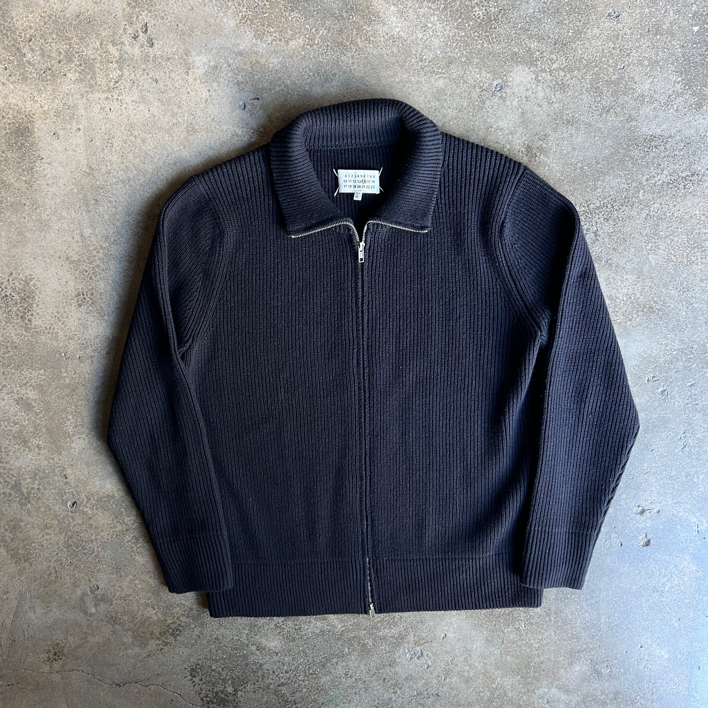 Margiela Knit Wool Zip Jacket