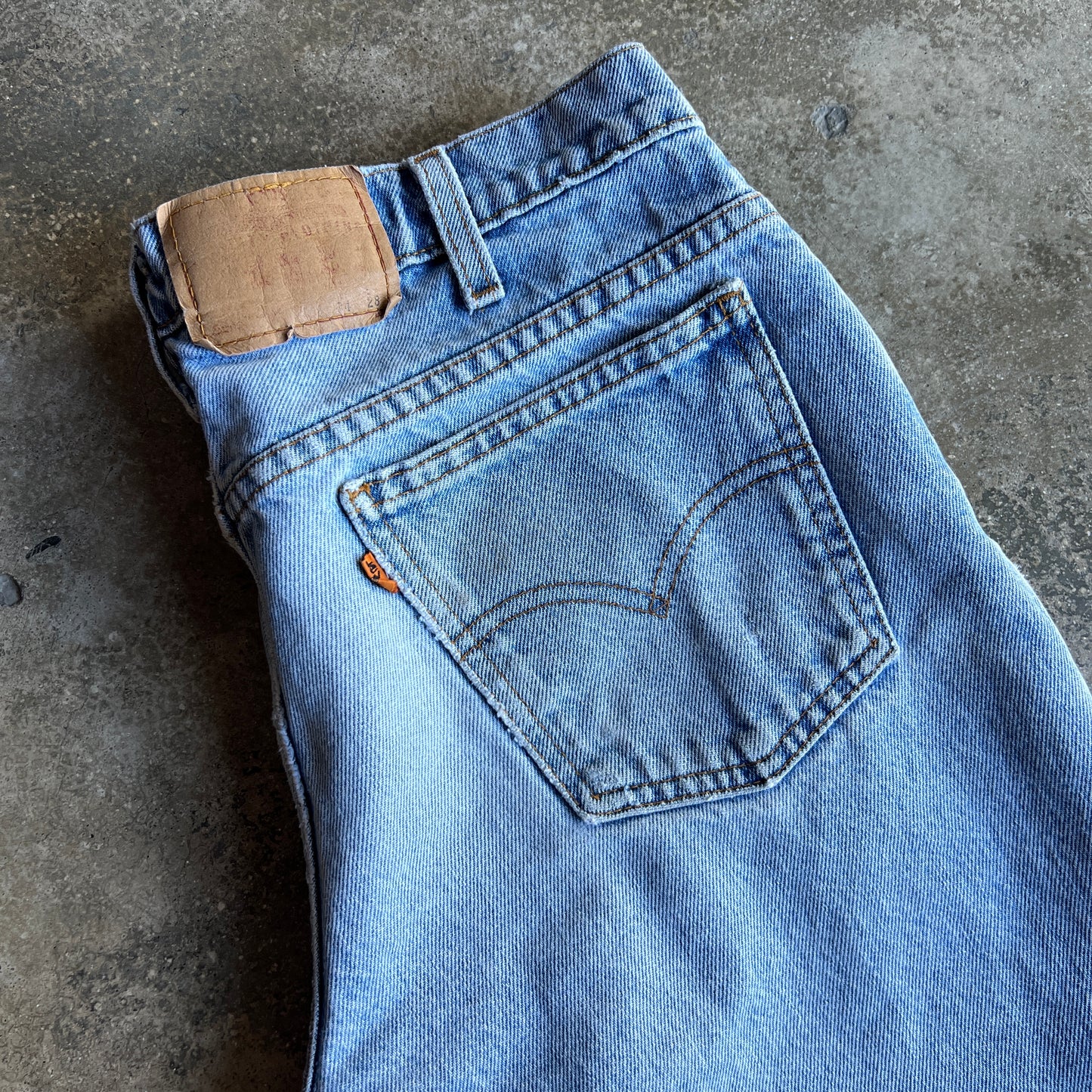 80’s Baggy Orange Tab