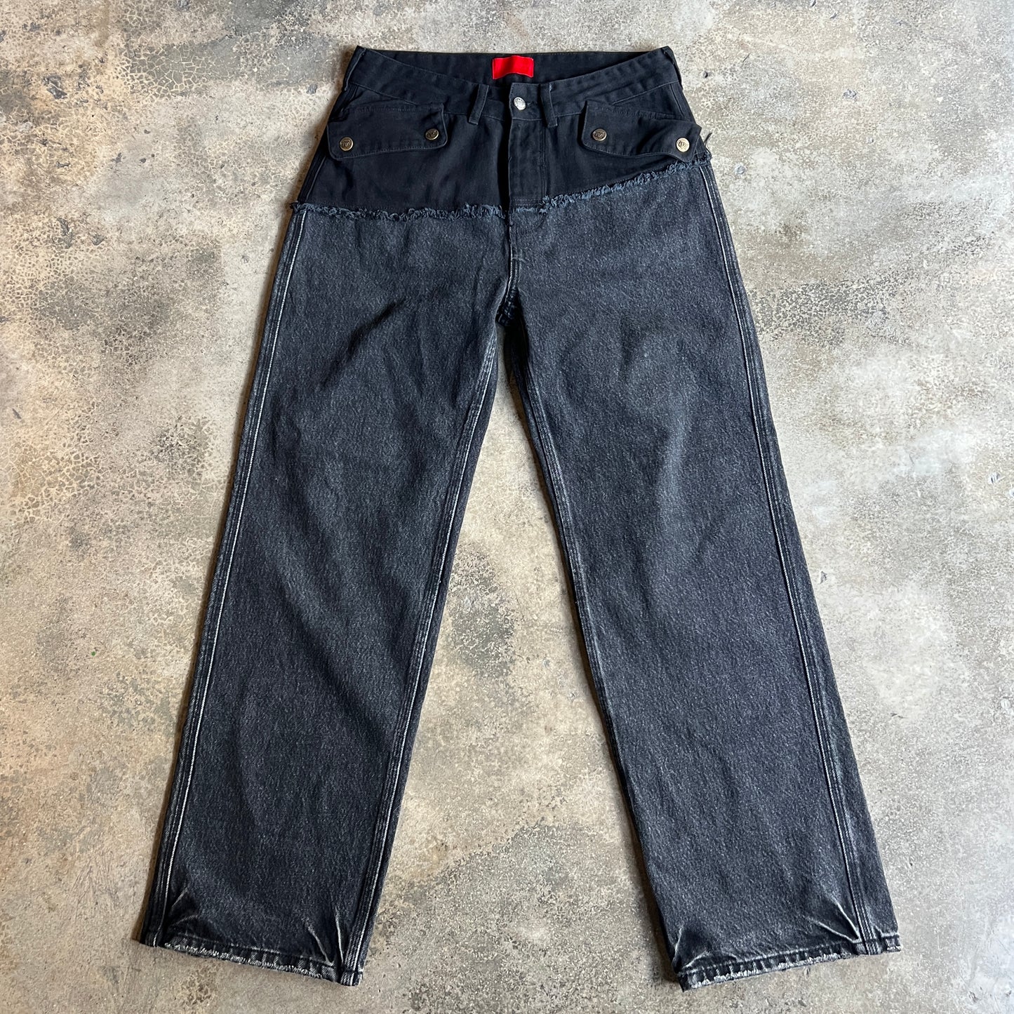Fugazi Deconstructed Baggy Jeans
