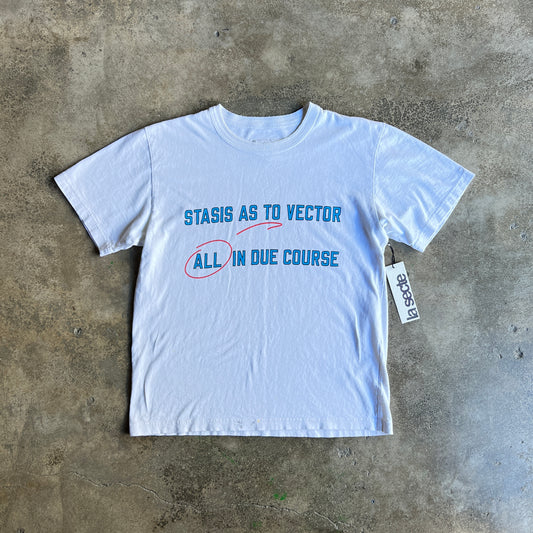 Stasis as to vector Tee