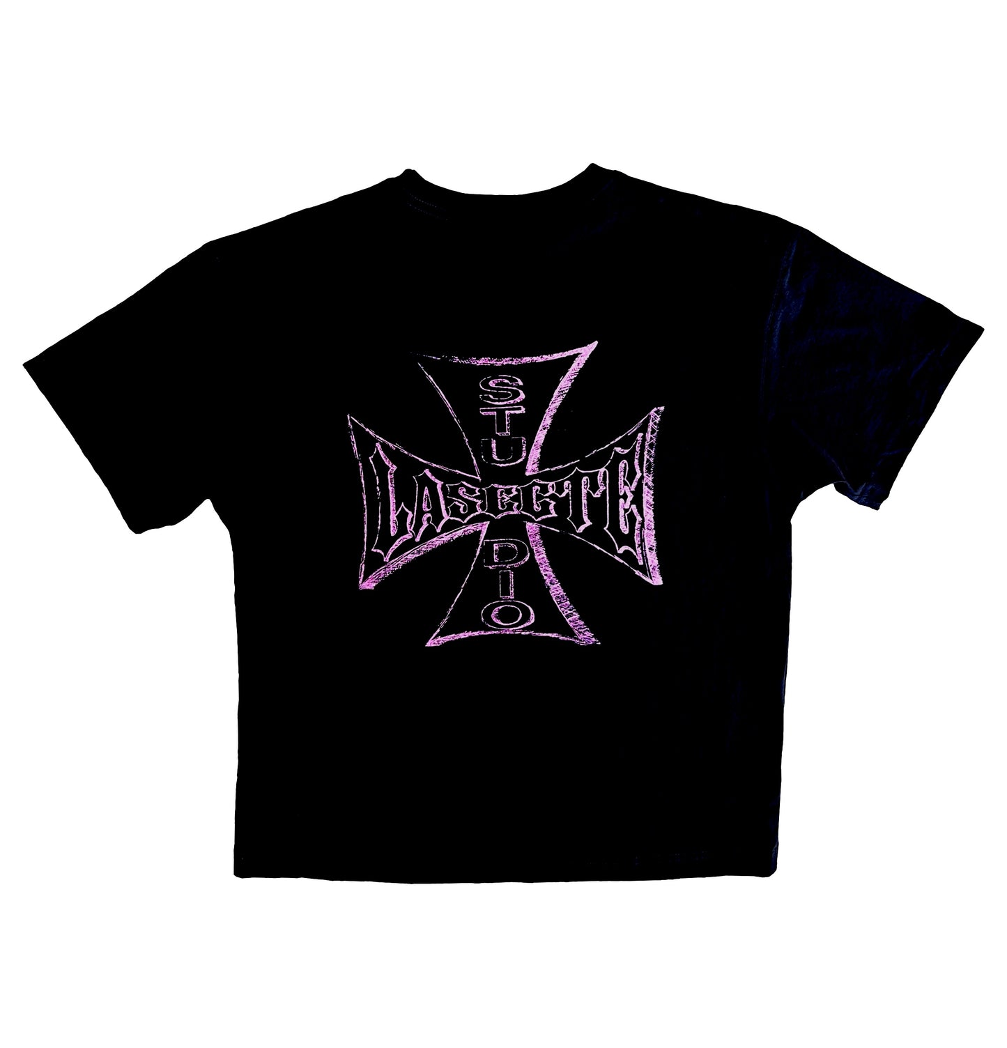 Pink Iron Cross Tee