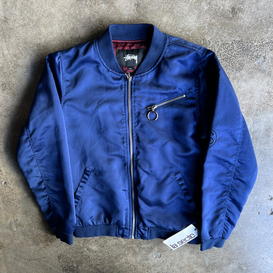 Satin Bomber Jacket