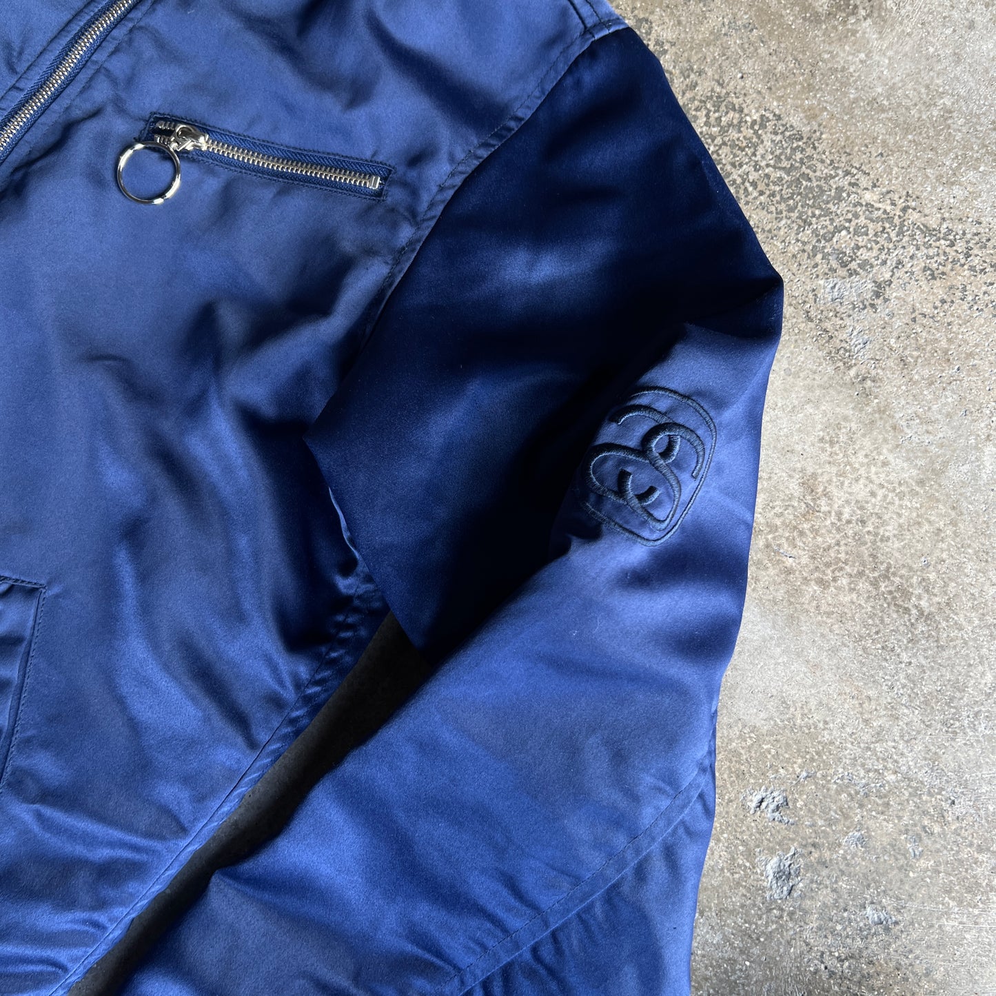 Satin Bomber Jacket