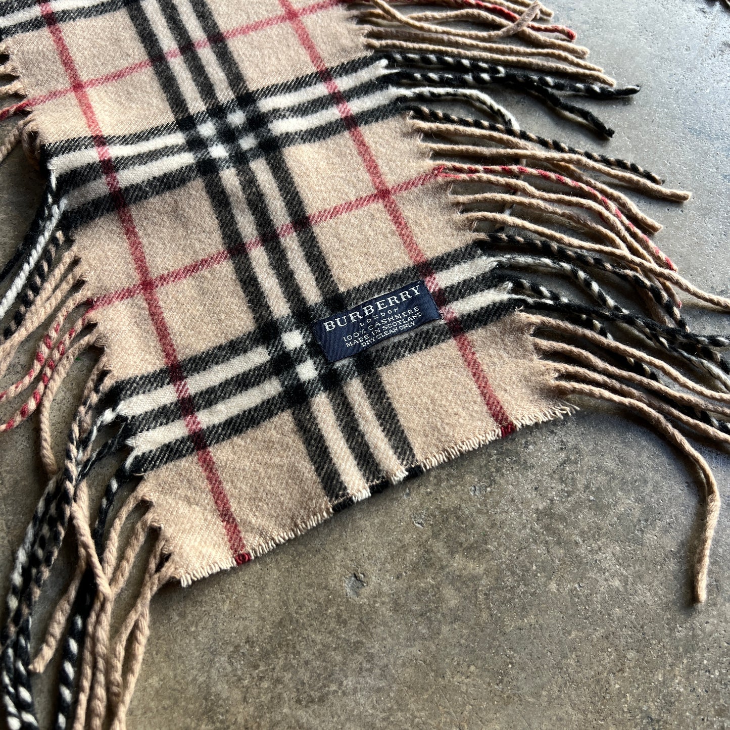 Cashmere Tartan Scarf