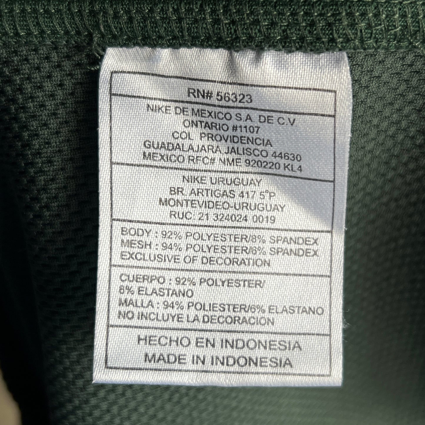 Total 90 Méx Training Top