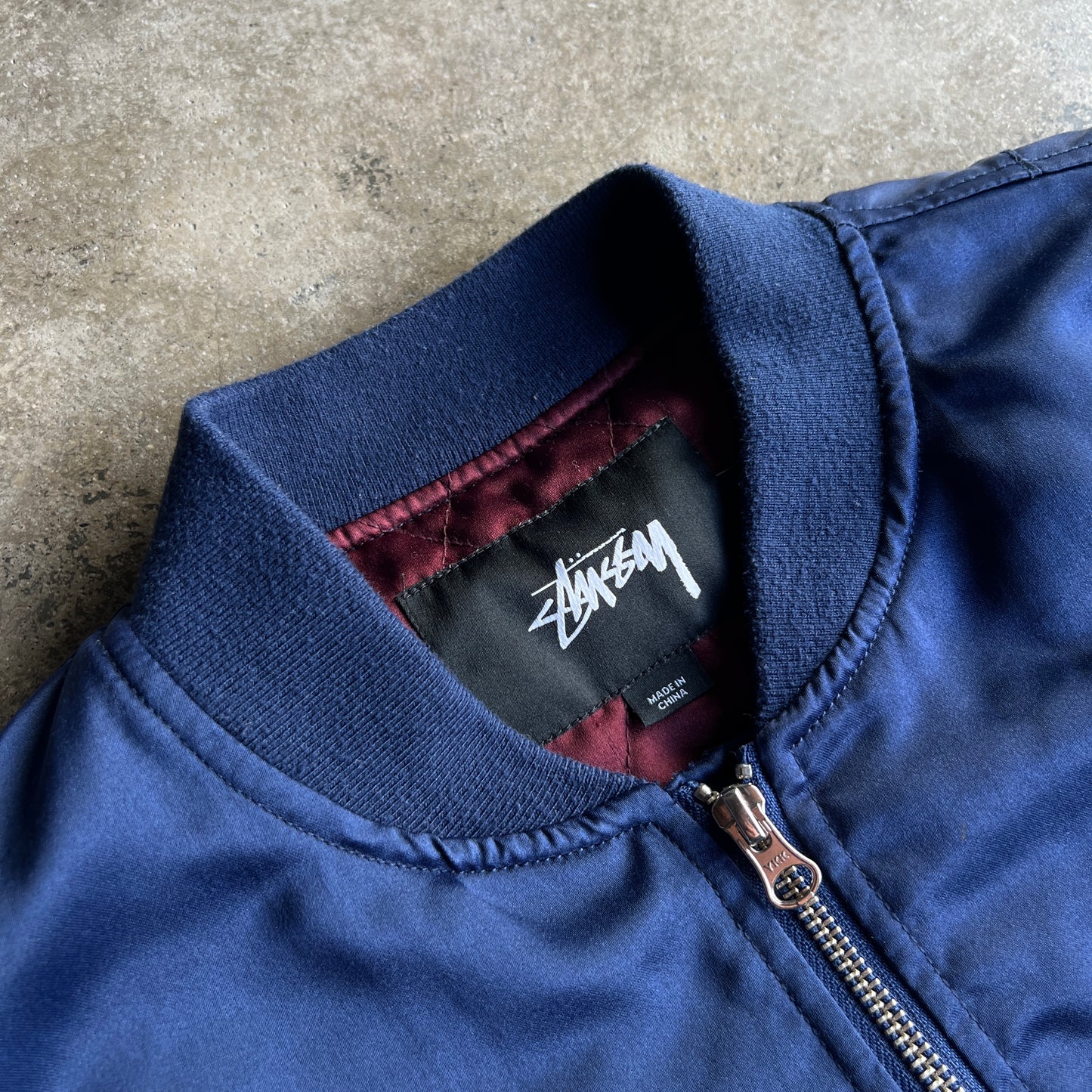 Satin Bomber Jacket