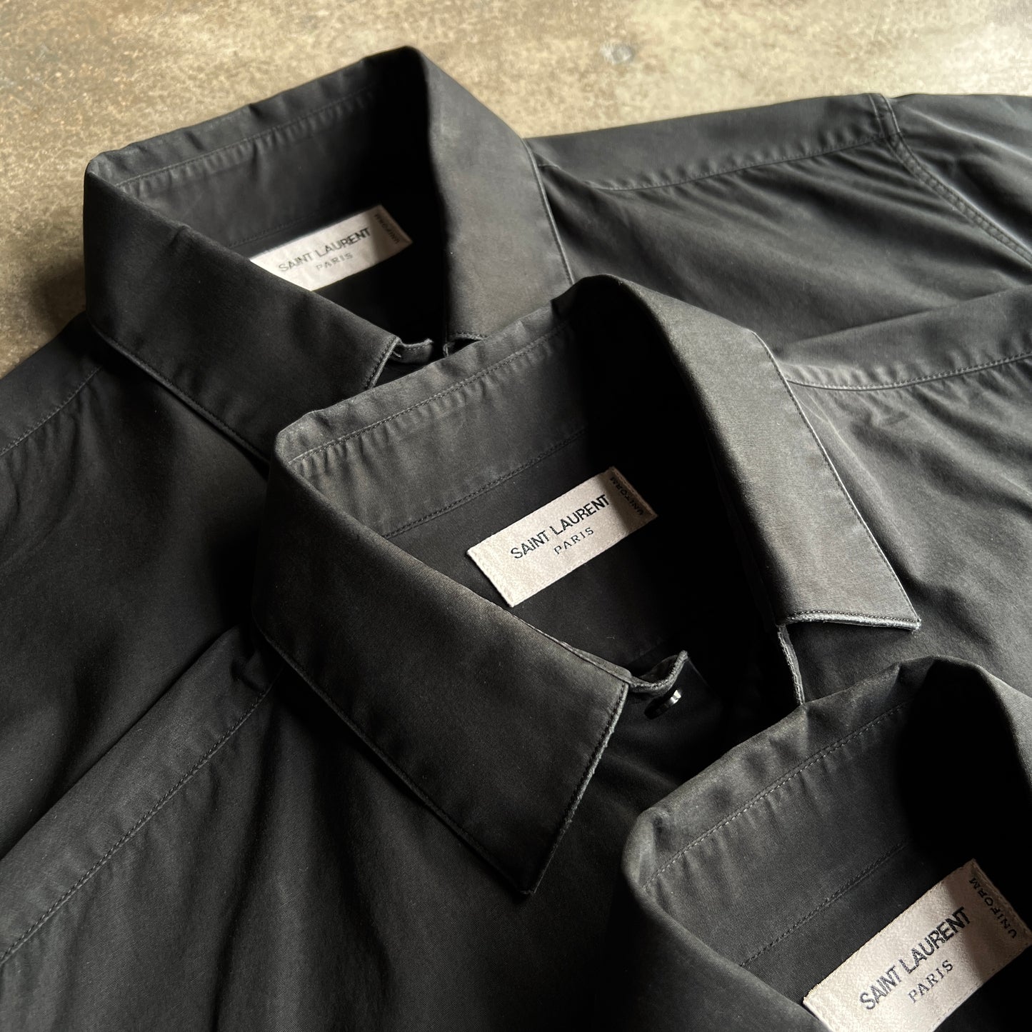 Saint Laurent Uniform Shirt Hedi Slimane Era