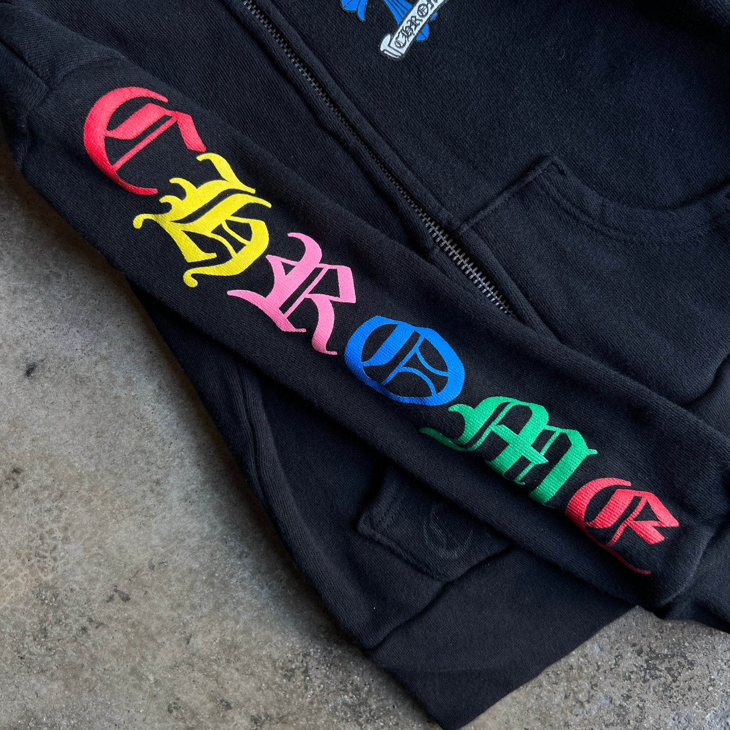 Children's Multicolor Cross Zip Up Hoodie