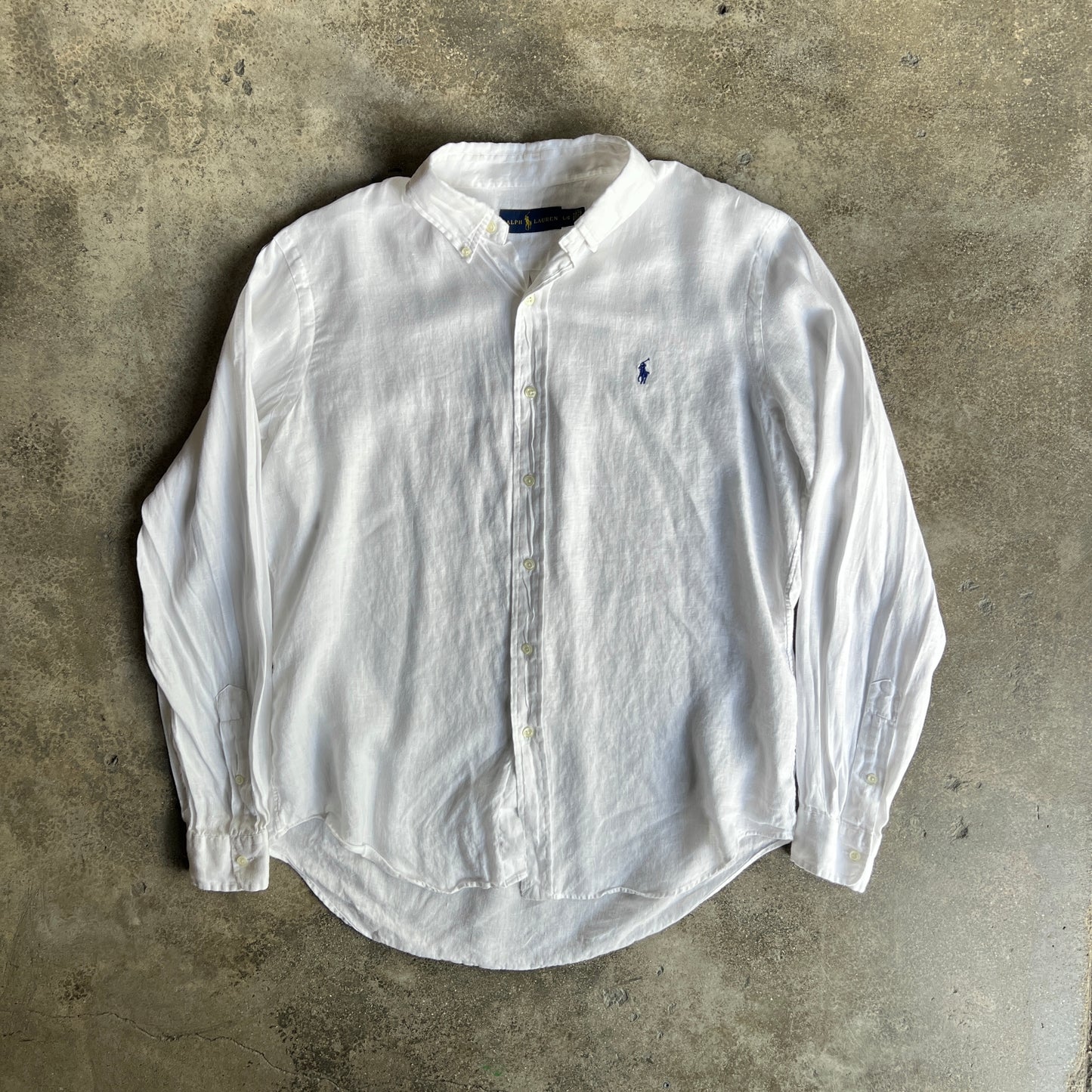 P.R.L. Linen Button-Down