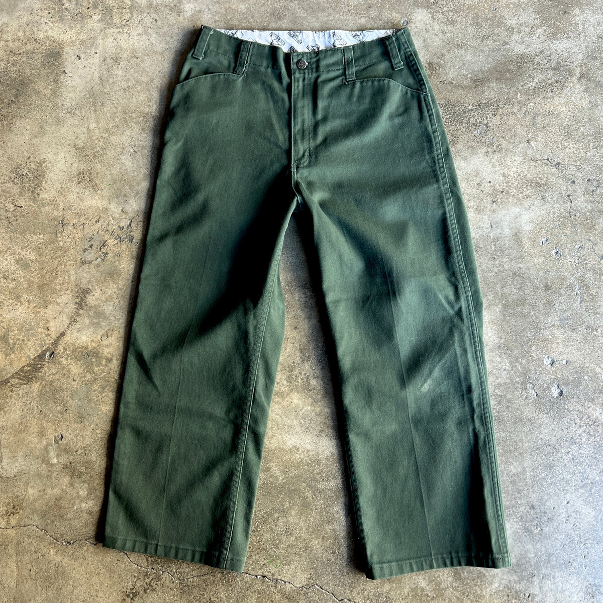 Green Work Pants