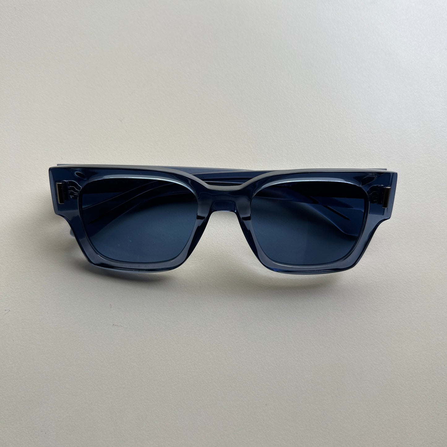 Acrylic Blue Sunglasses