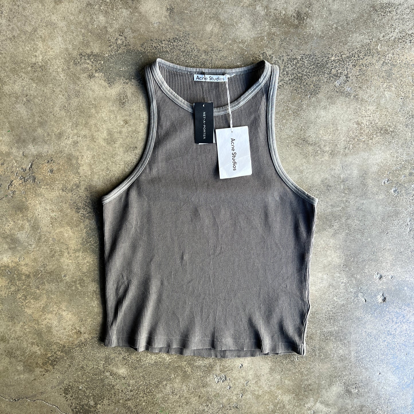 Waffle-Knit Tank Top