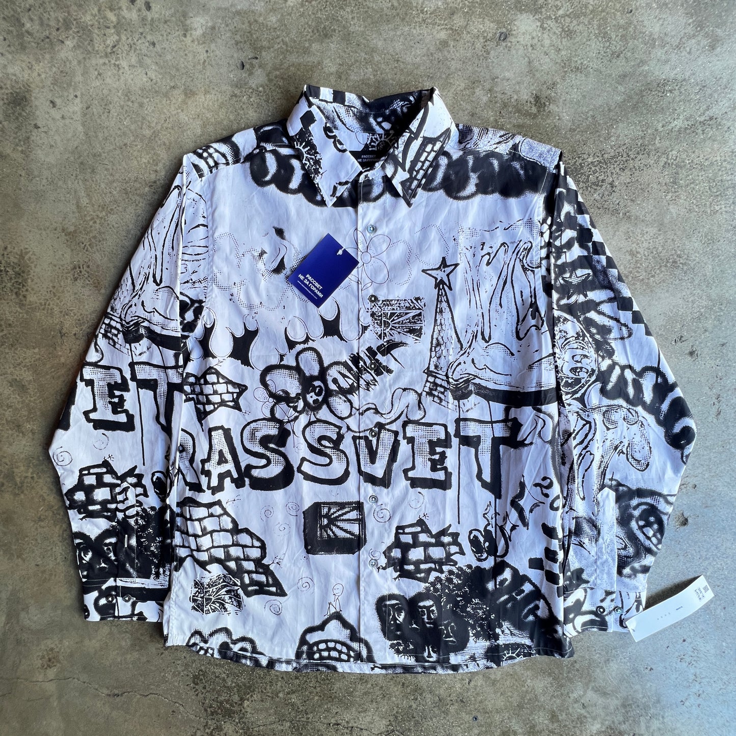 PACCBET Graffiti Button-Down
