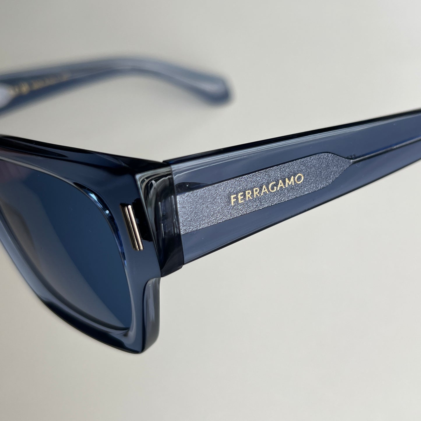 Acrylic Blue Sunglasses