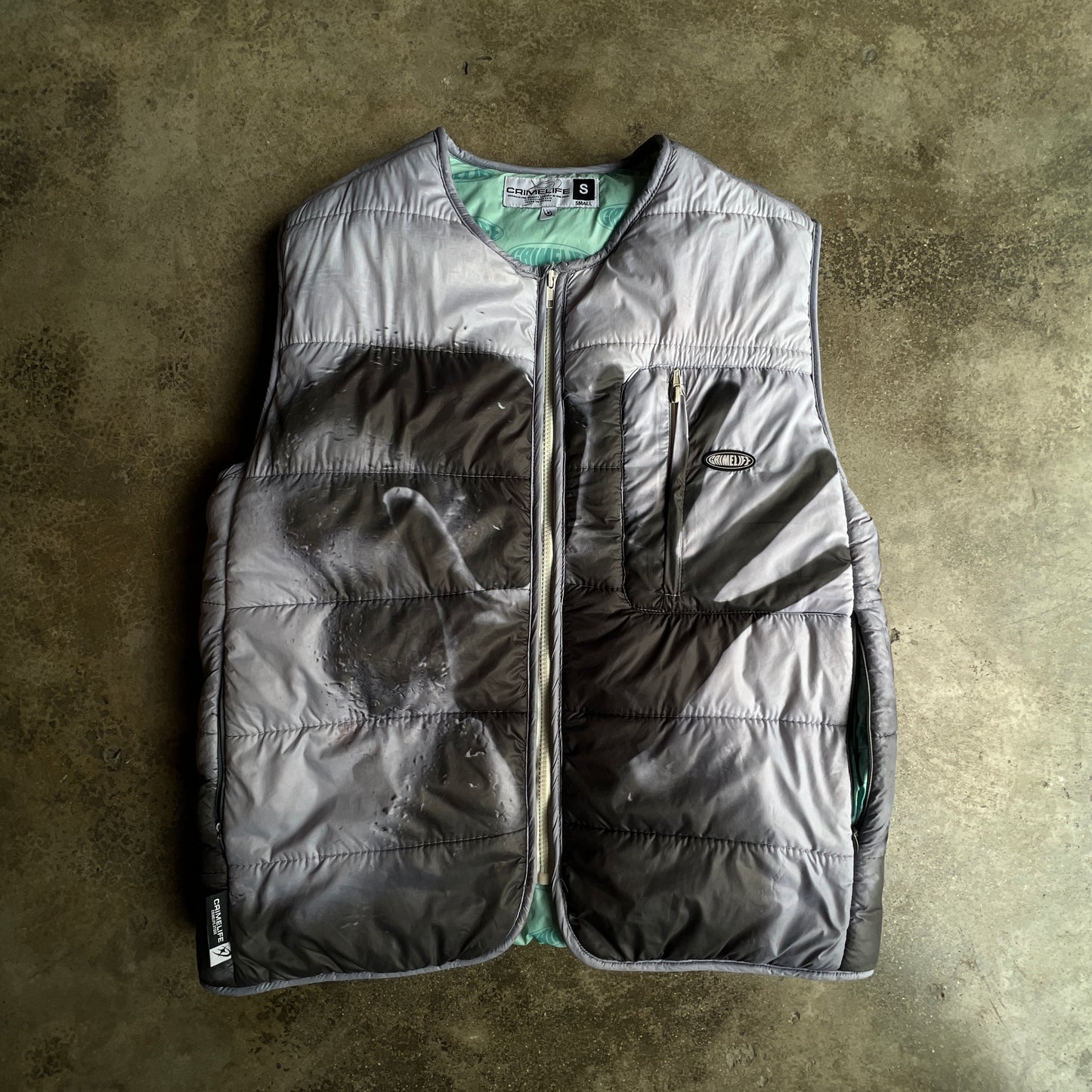 CrimeWave Face print Vest