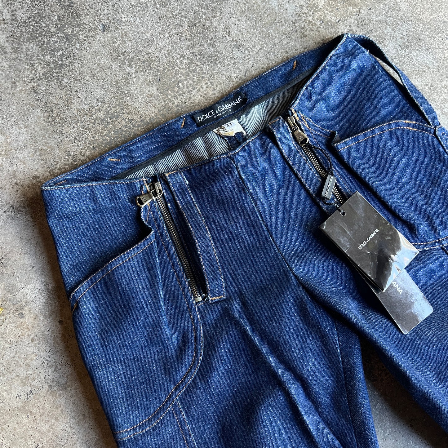 Raw Denim Butterfly Jeans