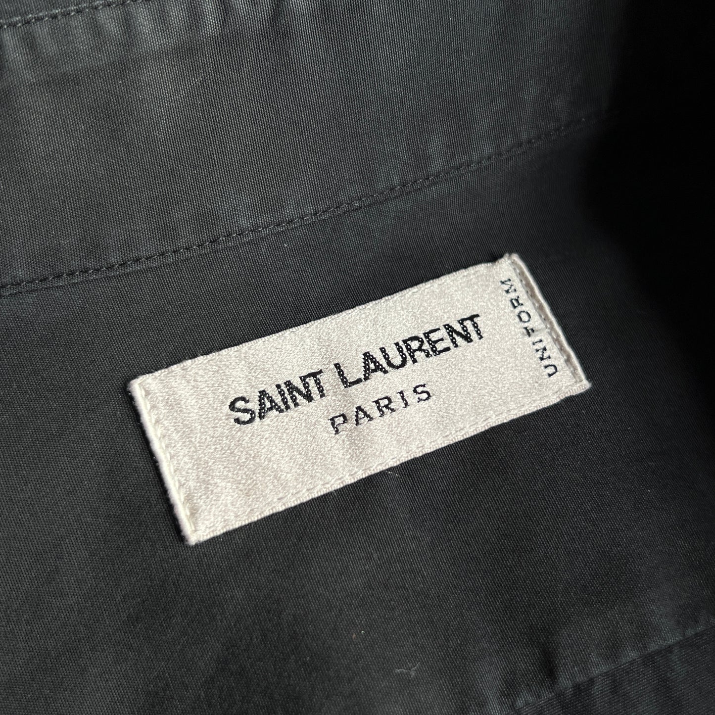Saint Laurent Uniform Shirt Hedi Slimane Era