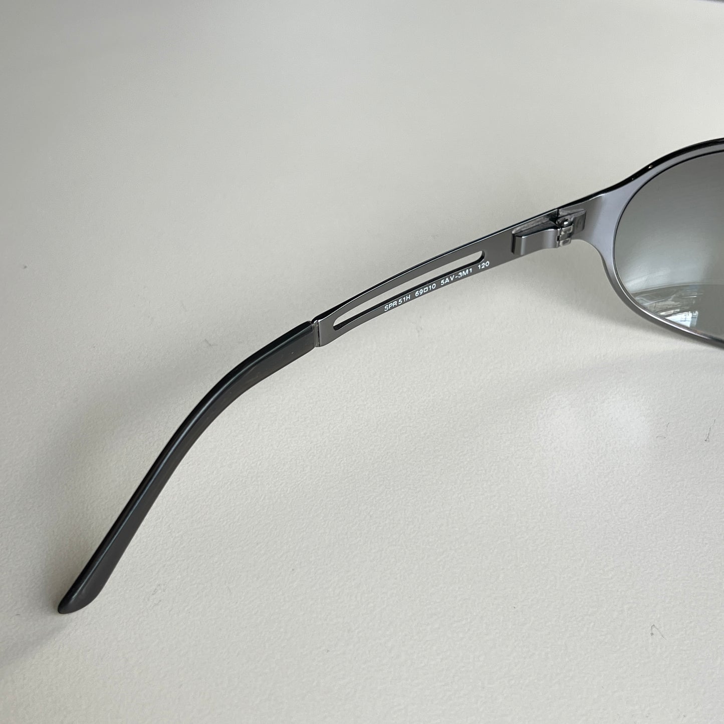 Vtg Metal Aviator Prada Sunglasses