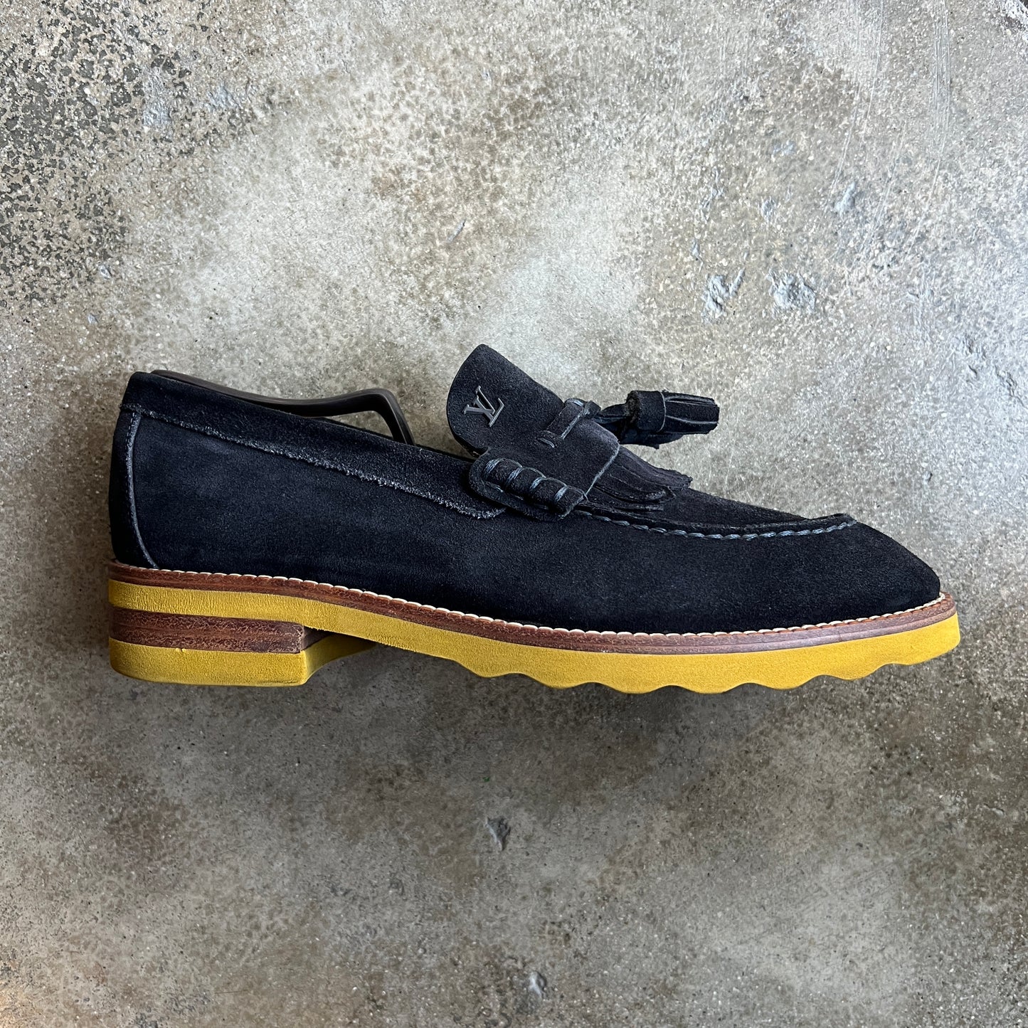 Suede Tassel Loafers