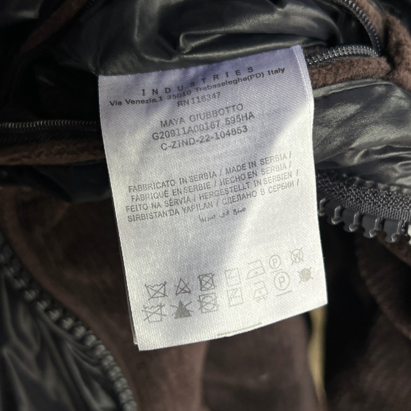 Corduroy Black Puffer