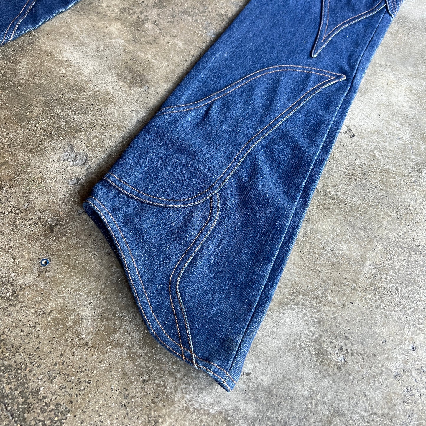 Raw Denim Butterfly Jeans