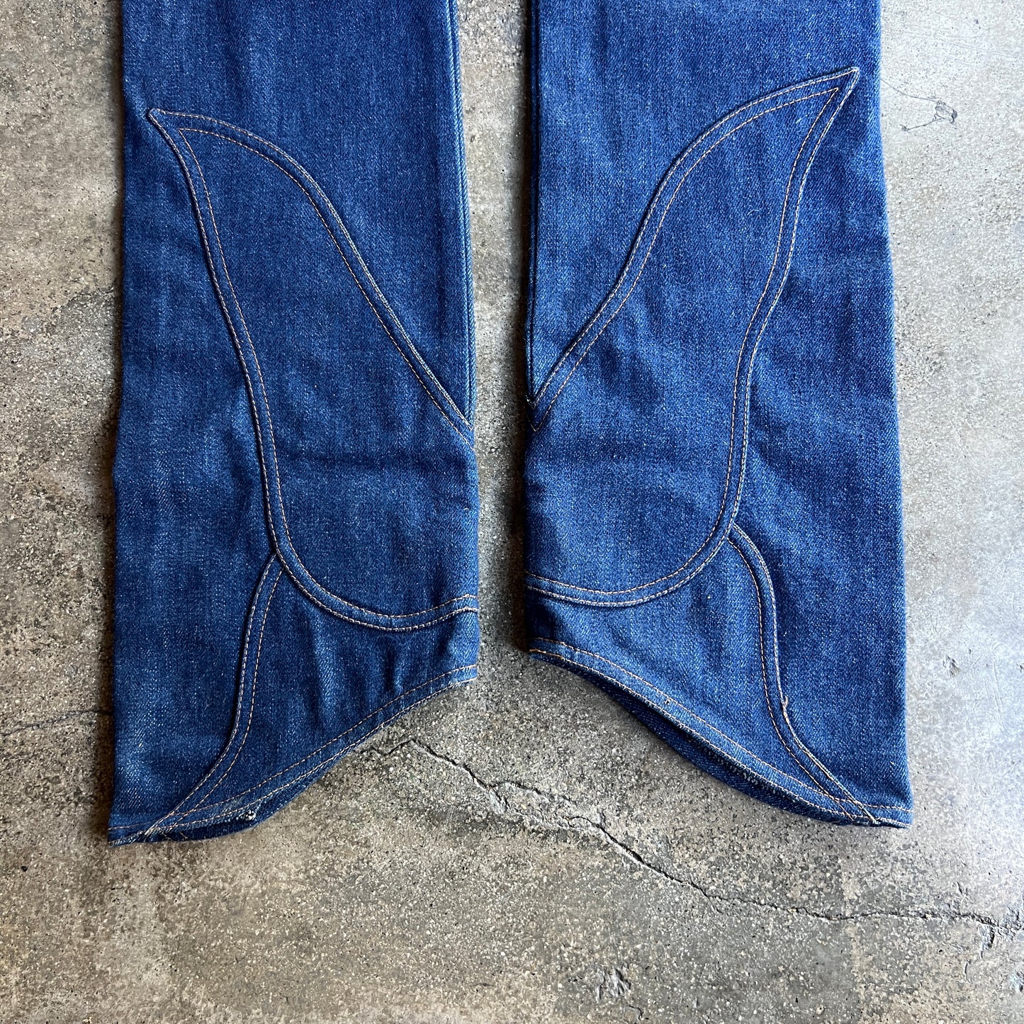 Raw Denim Butterfly Jeans