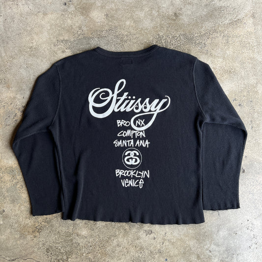 Stussy Worldtour Waffle Shirt