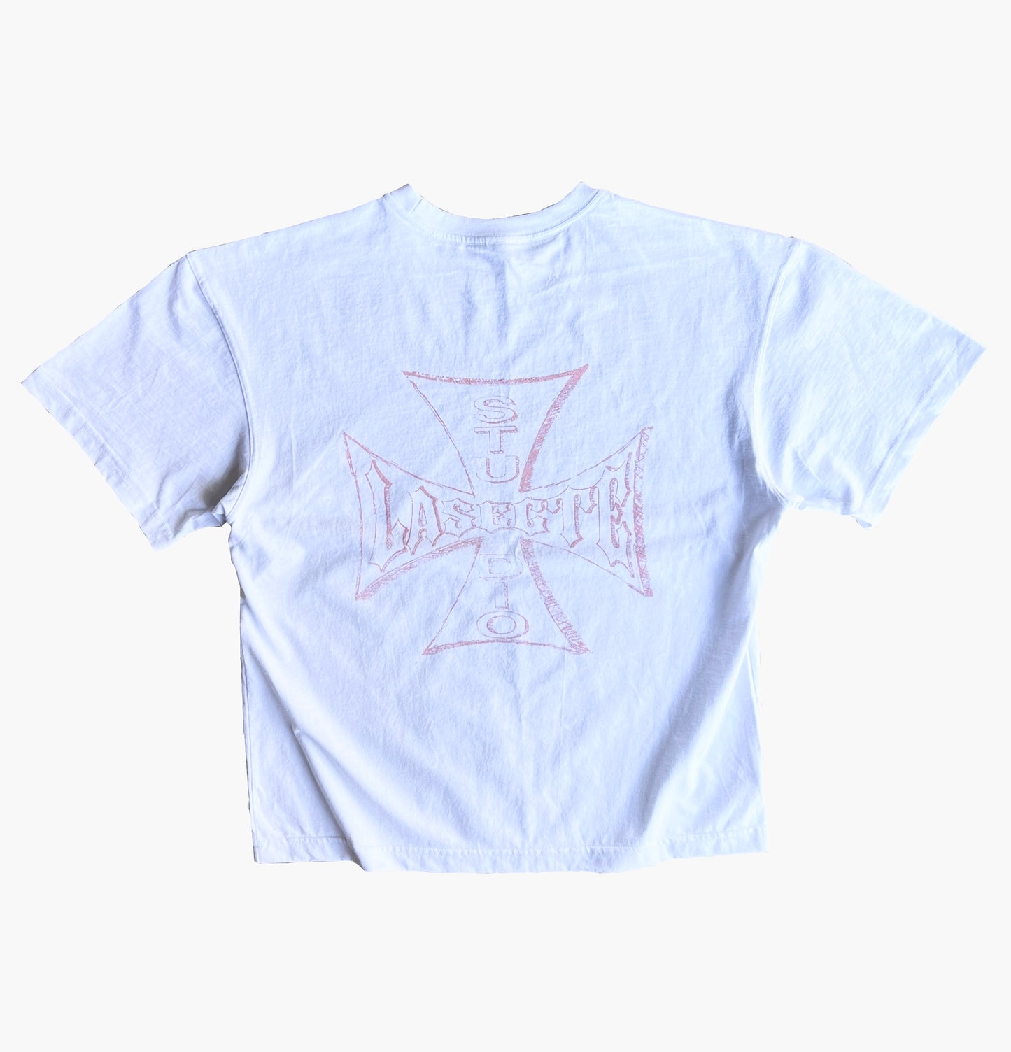 Pink Iron Cross Tee