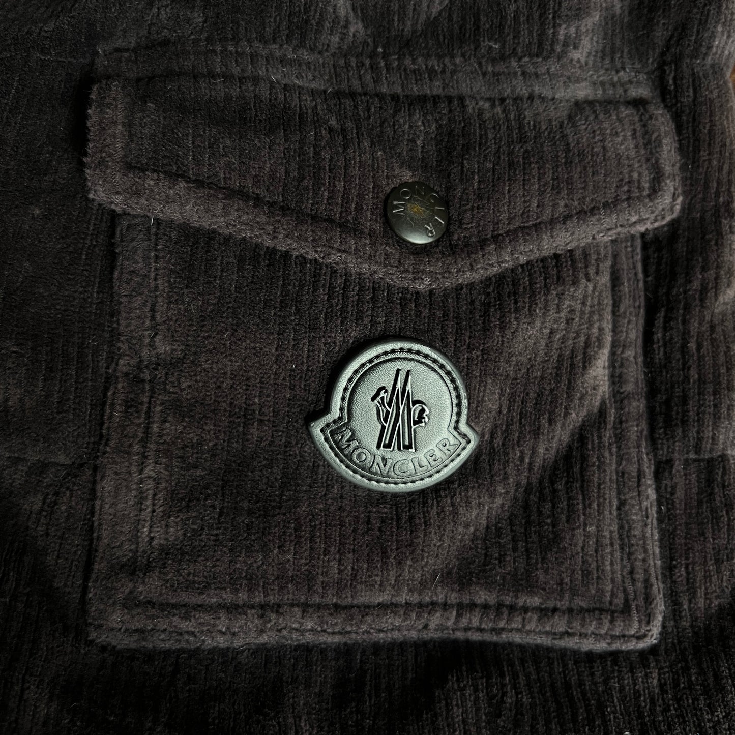 Corduroy Black Puffer