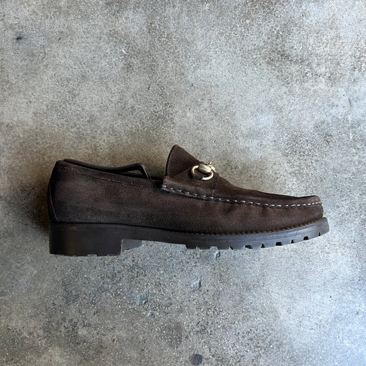 Suede Chunky Loafers Tom Ford era