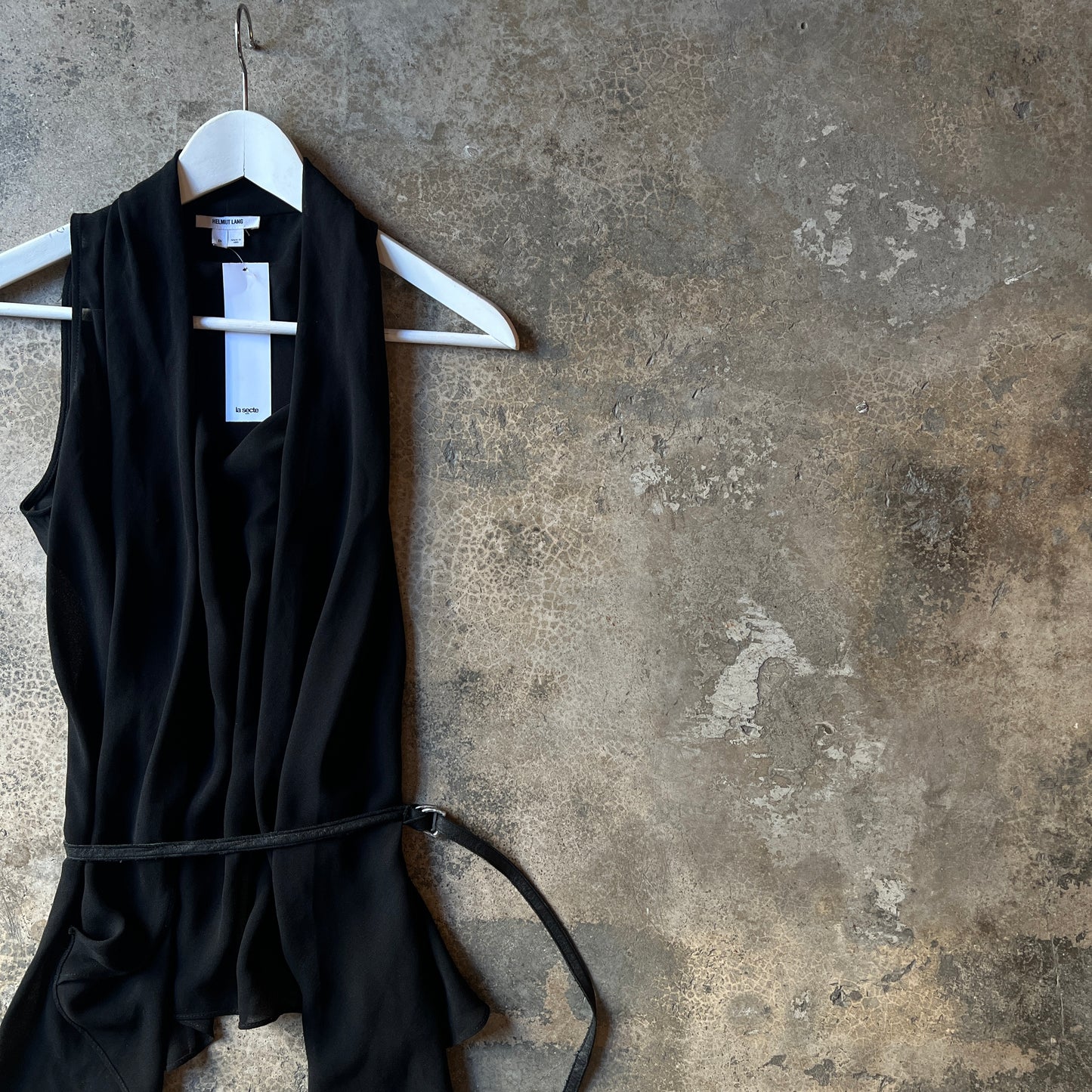 Helmut Lang sleeveles shirt